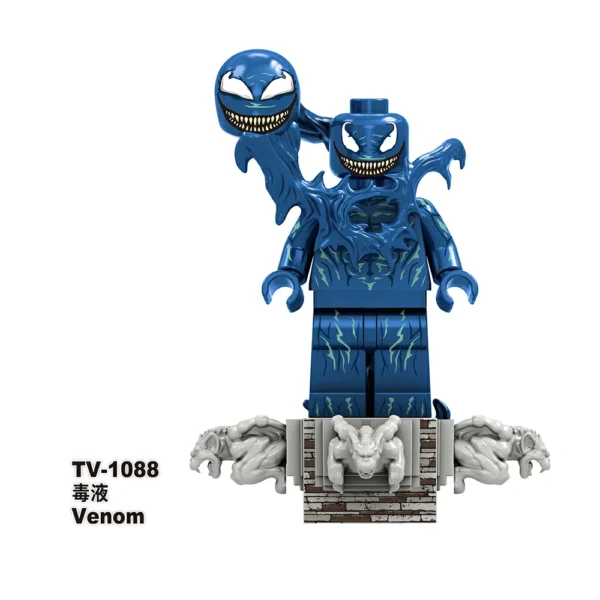 Venom Symbiote Villains Brick Minifigs Minifigures Fit Lego B-Mv094 - Image 3