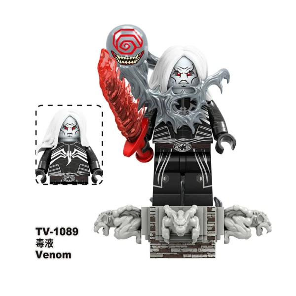 Venom Symbiote Villains Brick Minifigs Minifigures Fit Lego B-Mv094 - Image 4