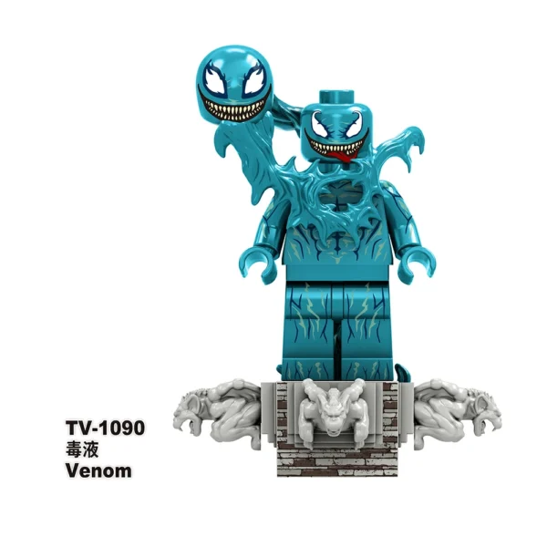 Venom Symbiote Villains Brick Minifigs Minifigures Fit Lego B-Mv094 - Image 5