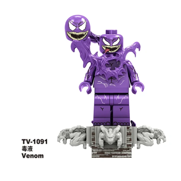 Venom Symbiote Villains Brick Minifigs Minifigures Fit Lego B-Mv094 - Image 6