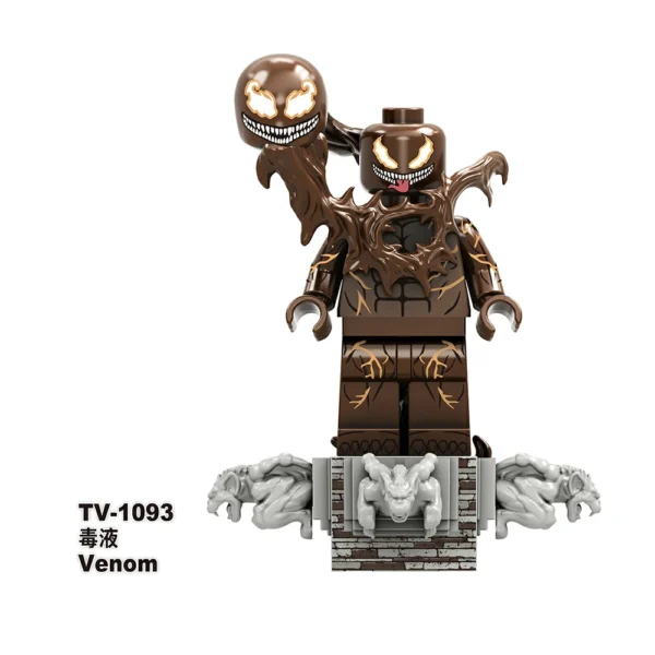Venom Symbiote Villains Brick Minifigs Minifigures Fit Lego B-Mv094 - Image 8