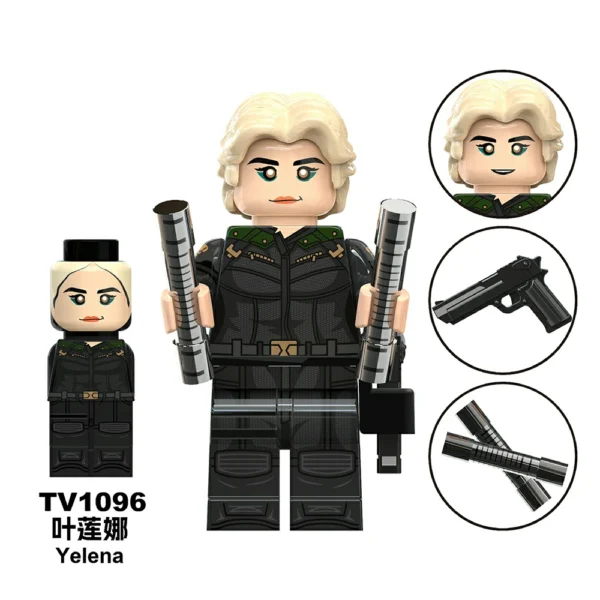 Thunderbolt Team Winter Soldier Heroes Minifigures Fit Lego B-Mv098 - Image 3