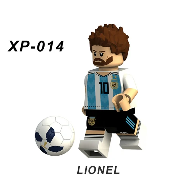 Custom Soccer Champions Players Collection  Minifigure Compatible With Lego B-F001 - Image 3