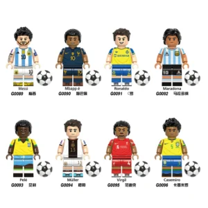 All-Star Football Icons Modern Legends Bricks Minifigures Fit Lego B-F004
