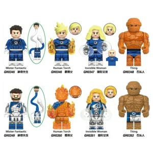 Super Hero Fantastic Team Force Block Collection Set Minifigures Compatible With Lego B-Mv103