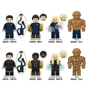 Fantastic Hero Quartet Building Block Toy Minifigures Fit Lego B-Mv104
