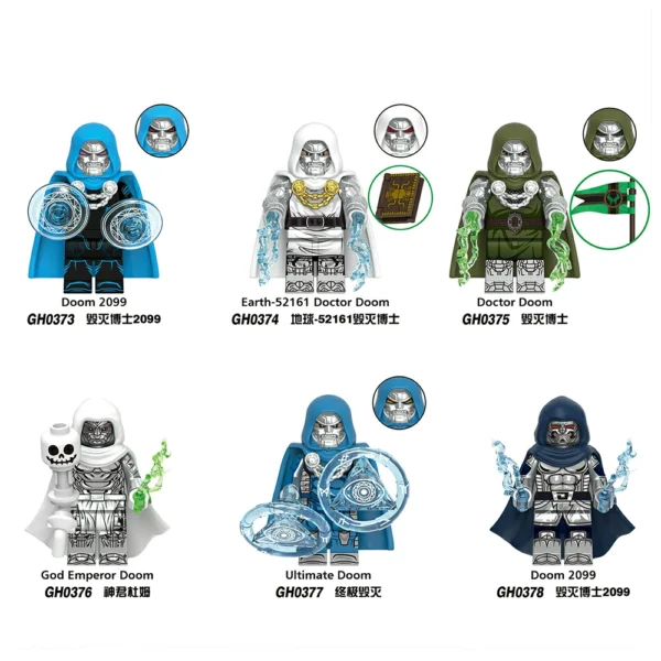 Doctor Doom Multiverse Superhero Minifigs Collection Minifigures Fit Lego B-Mv105