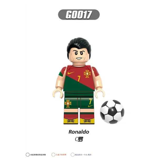 Soccer Star Iconic Players International Teams Collection Minifigures Fit Lego B-F002 - Image 2