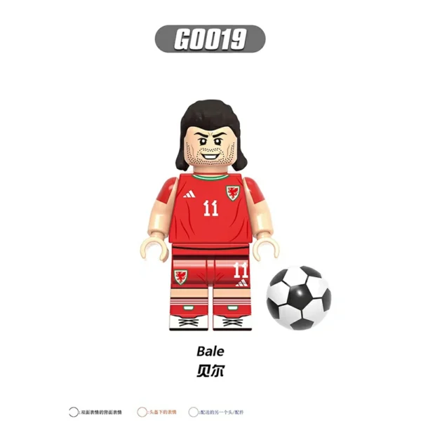 Soccer Star Iconic Players International Teams Collection Minifigures Fit Lego B-F002 - Image 4