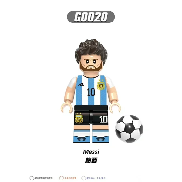 Soccer Star Iconic Players International Teams Collection Minifigures Fit Lego B-F002 - Image 5