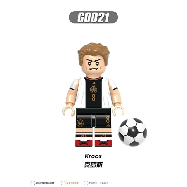 Soccer Star Iconic Players International Teams Collection Minifigures Fit Lego B-F002 - Image 6