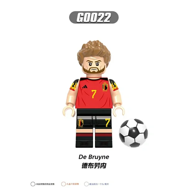 Soccer Star Iconic Players International Teams Collection Minifigures Fit Lego B-F002 - Image 7
