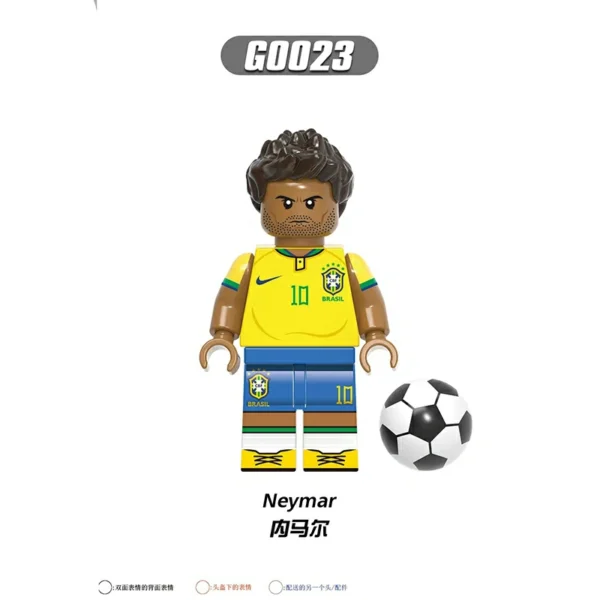 Soccer Star Iconic Players International Teams Collection Minifigures Fit Lego B-F002 - Image 8