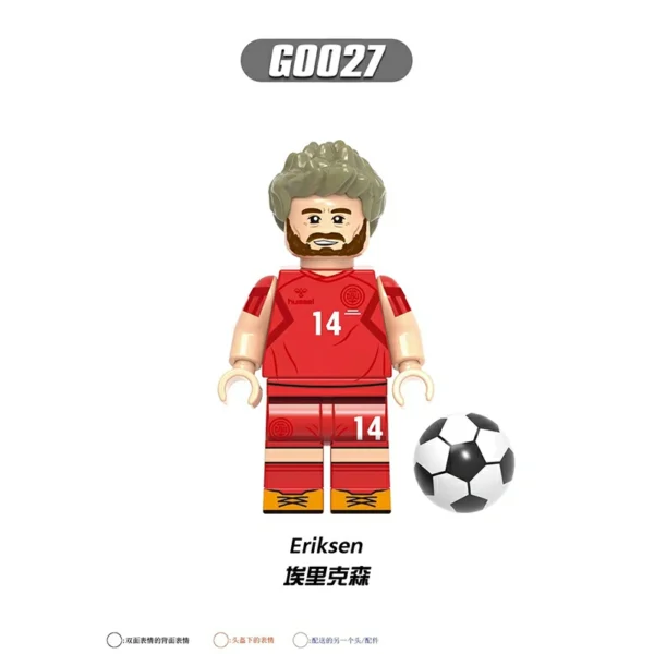 Football Legends International Strikers & Midfield Stars Minifigures Fit Lego B-F003 - Image 4