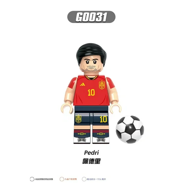 Football Legends International Strikers & Midfield Stars Minifigures Fit Lego B-F003 - Image 8
