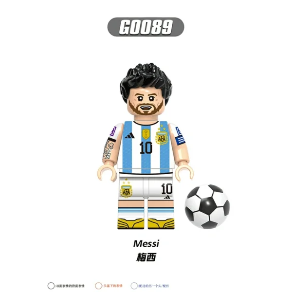 All-Star Football Icons Modern Legends Bricks Minifigures Fit Lego B-F004 - Image 2