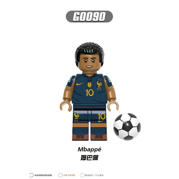 All-Star Football Icons Modern Legends Bricks Minifigures Fit Lego B-F004 - Image 3
