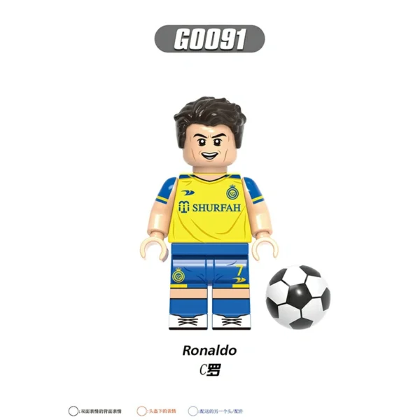 All-Star Football Icons Modern Legends Bricks Minifigures Fit Lego B-F004 - Image 4