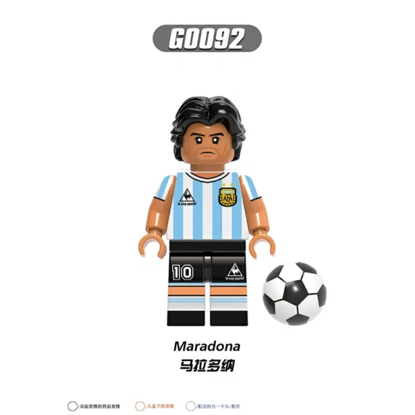 All-Star Football Icons Modern Legends Bricks Minifigures Fit Lego B-F004 - Image 5