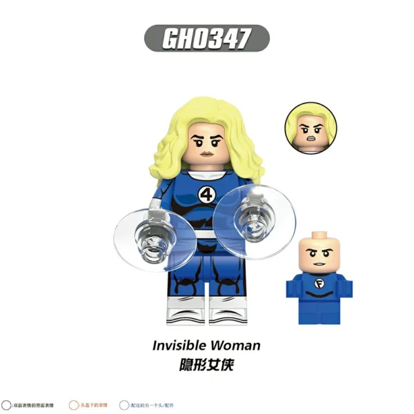 Super Hero Fantastic Team Force Block Collection Set Minifigures Compatible With Lego B-Mv103 - Image 4