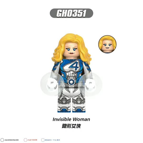 Super Hero Fantastic Team Force Block Collection Set Minifigures Compatible With Lego B-Mv103 - Image 8