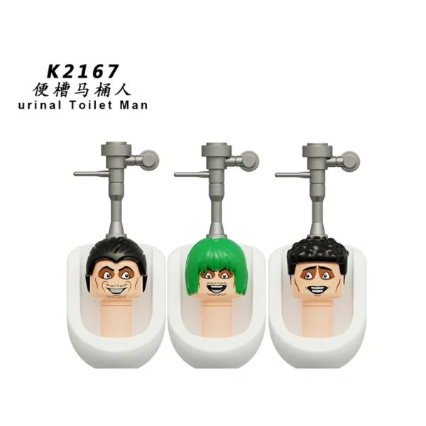 Skibidi Toilet Villains and Audio Titan Minifigures Set Fit Lego B-TK022 - Image 5