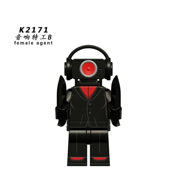 Skibidi Toilet Heroes Cyborg Enemies Anime Series Brick Minifigures Set Fit Lego B-TK004 - Image 5