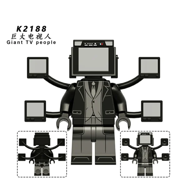 Skibidi Toilet Advanced TV & Monitor Minifigs Set Minifigures Fit Lego B-TK006 - Image 5