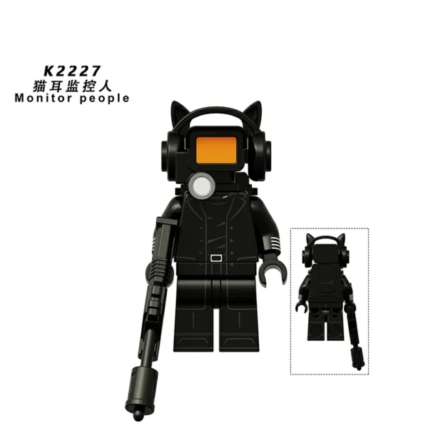 Skibidi Toilet Monitor & Titan Agent Minifigs Pack Minifigures Fit Lego B-TK012 - Image 5