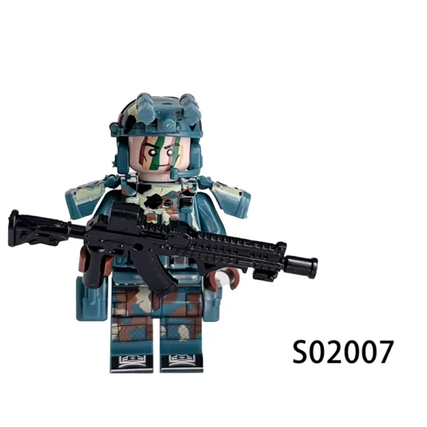 Desert & Jungle Strike Force Camouflage Soldiers with Gear Minifigure Fit Lego B-S020 - Image 8