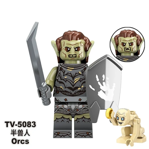 Lord of the Rings Middle-earth Heroes Villains Minifigures Fit Lego B-LR028 - Image 2