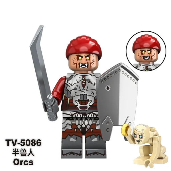 Lord of the Rings Middle-earth Heroes Villains Minifigures Fit Lego B-LR028 - Image 5