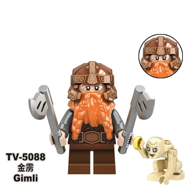 Lord of the Rings Middle-earth Heroes Villains Minifigures Fit Lego B-LR028 - Image 7