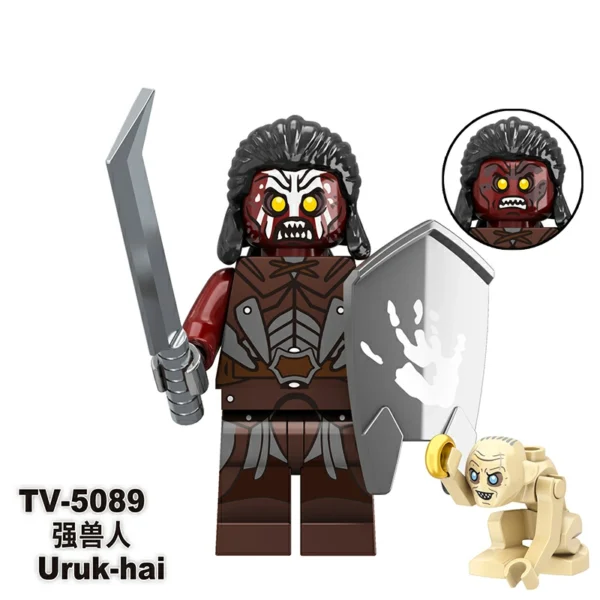 Lord of the Rings Middle-earth Heroes Villains Minifigures Fit Lego B-LR028 - Image 8