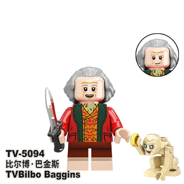 Lord of the Rings Middle-earth Heroes Villains Minifigures Fit Lego B-LR028 - Image 12