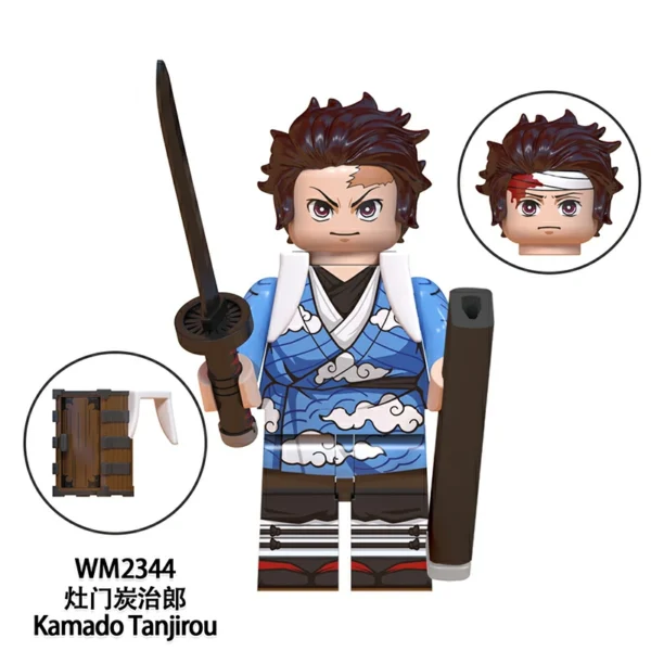 8PCS Demon Slayer Series Character Bricks Set Minifigures Compatible With Lego B-DS002 - Image 2