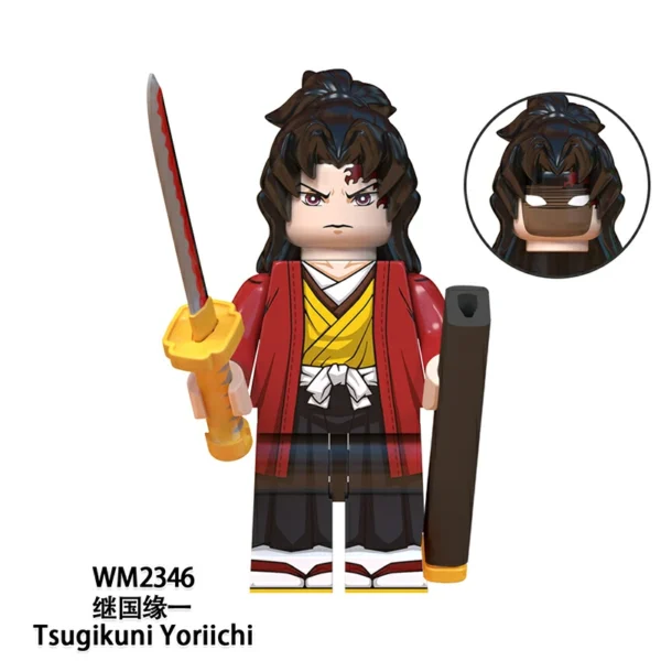 8PCS Demon Slayer Series Character Bricks Set Minifigures Compatible With Lego B-DS002 - Image 4