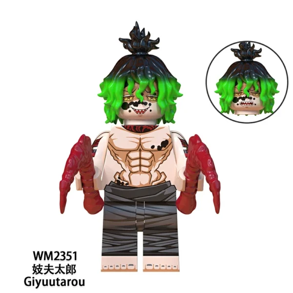 8PCS Demon Slayer Series Character Bricks Set Minifigures Compatible With Lego B-DS002 - Image 9