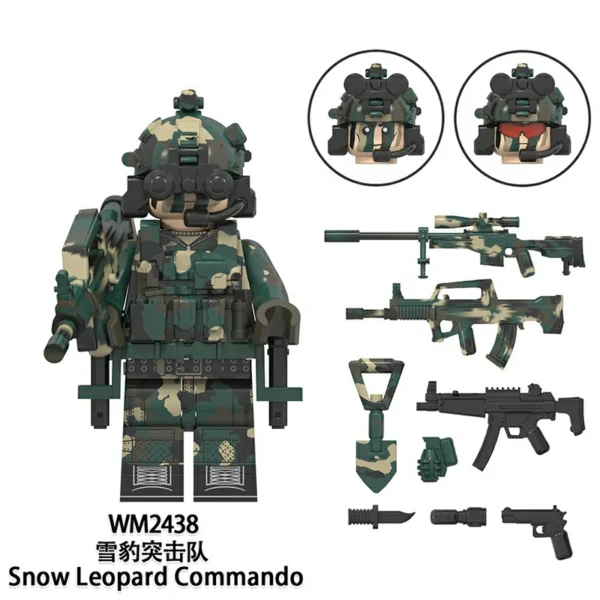Elite Tactical Unit Global Special Forces Theme Minifigure Set Fit Lego B-S018 - Image 5