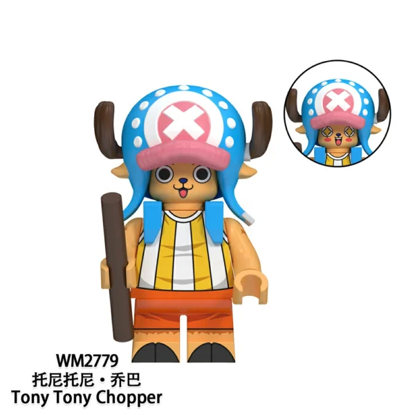 One Piece Straw Hat Pirate Crew Minifigs Set Minifigures Compatible With Lego B-OP010 - Image 3