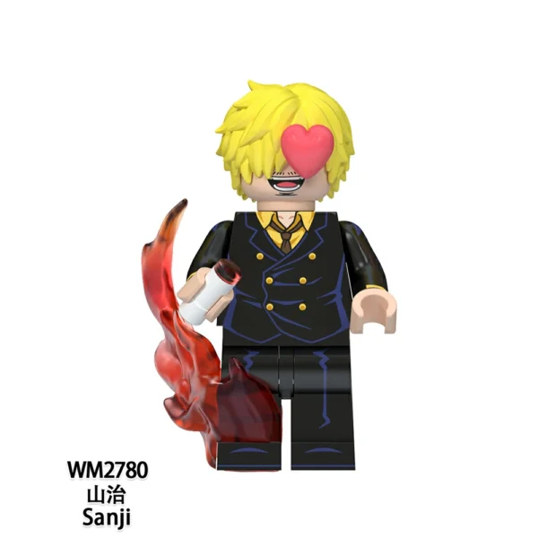 One Piece Straw Hat Pirate Crew Minifigs Set Minifigures Compatible With Lego B-OP010 - Image 4