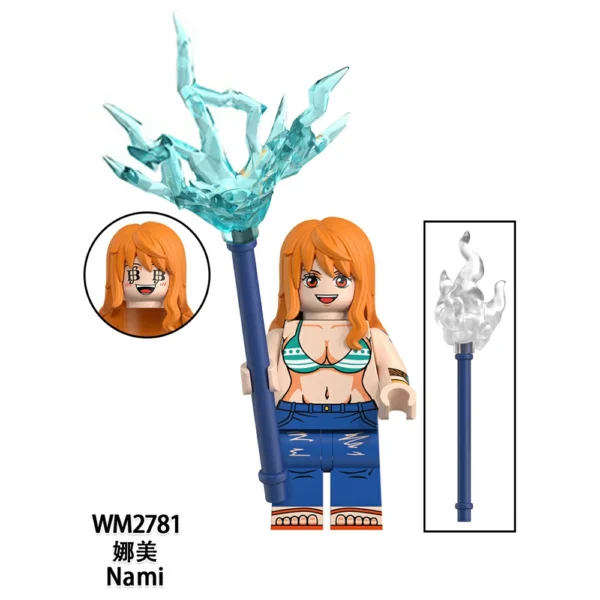 One Piece Straw Hat Pirate Crew Minifigs Set Minifigures Compatible With Lego B-OP010 - Image 5