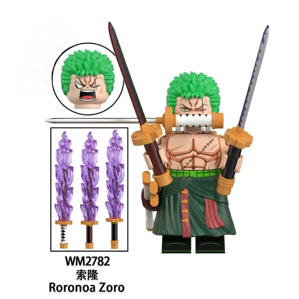 One Piece Straw Hat Pirate Crew Minifigs Set Minifigures Compatible With Lego B-OP010 - Image 6