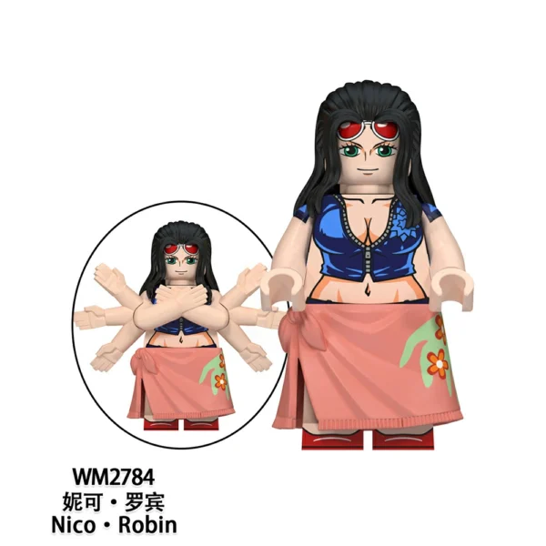 One Piece Straw Hat Pirate Crew Minifigs Set Minifigures Compatible With Lego B-OP010 - Image 8