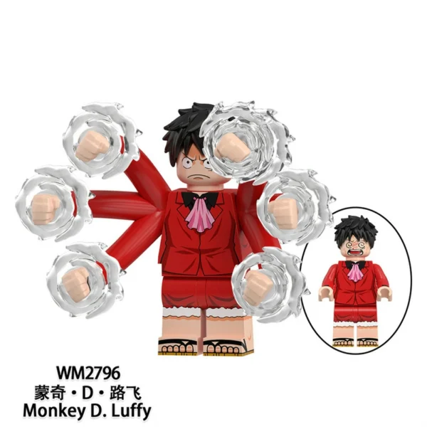 One Piece Anime Straw Hat Adventure Crew Pack Minifigures Compatible With Lego B-OP025 - Image 4