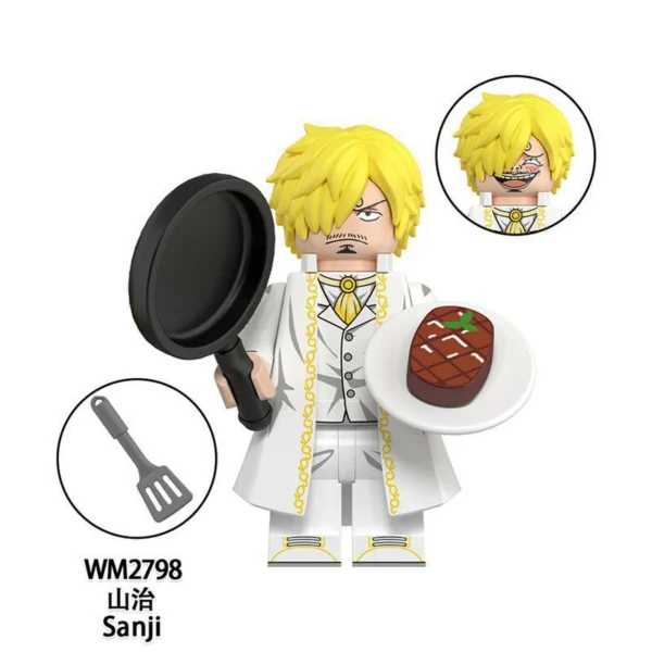One Piece Anime Straw Hat Adventure Crew Pack Minifigures Compatible With Lego B-OP025 - Image 6