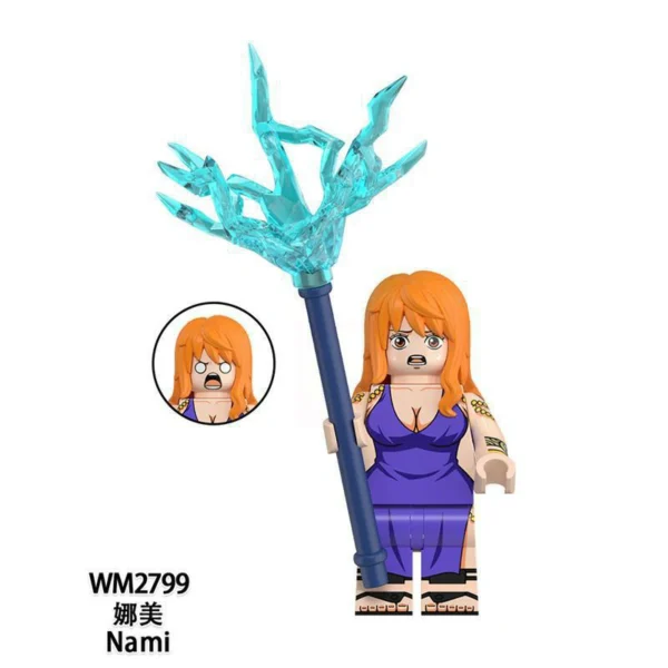One Piece Anime Straw Hat Adventure Crew Pack Minifigures Compatible With Lego B-OP025 - Image 7