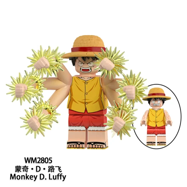 One Piece Luffy Evolution Saga Bricks Set Minifigures Compatible With Lego B-OP026 - Image 5